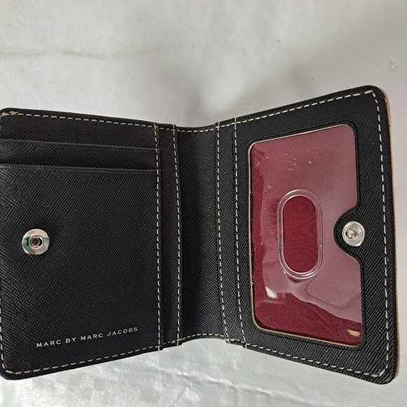 Marc By Marc Jacobs Black Compact Mini Wallet‎ - Picture 2 of 10